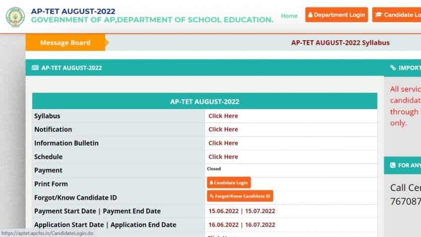 AP TET 2022 Admit Card for August session to be released soon; Check exam dates and what candidates should know 