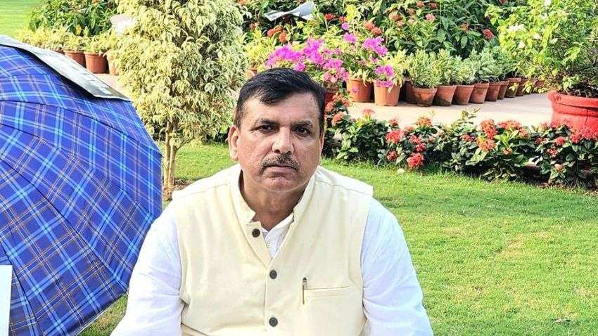 AAP's Rajya Sabha MP Sanjay Singh suspended from House for 'unruly behaviour' AAP's Rajya Sabha MP Sanjay Singh suspended from House for 'unruly behaviour'
