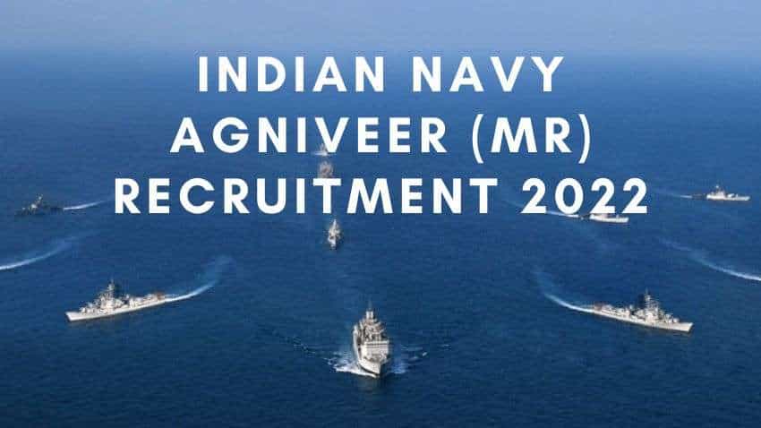 Indian Navy Recruitment 2022: Few days left to apply for 200 Agniveer MR posts, Check full detail| Notification here Indian Navy Recruitment 2022: Few days left to apply for 200 Agniveer MR posts, Check full detail| Notification here
