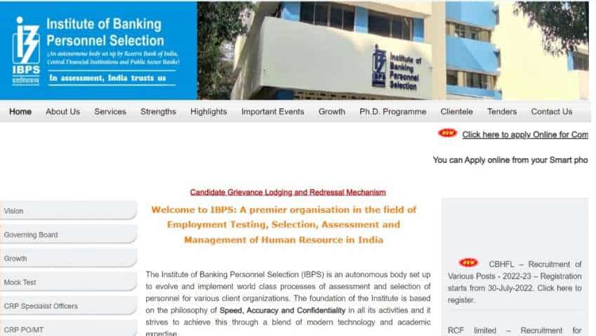 IBPS PO Recruitment 2022 notification released for 6,000 vacancies on ibps.in, check eligibility criteria, fee and important dates 