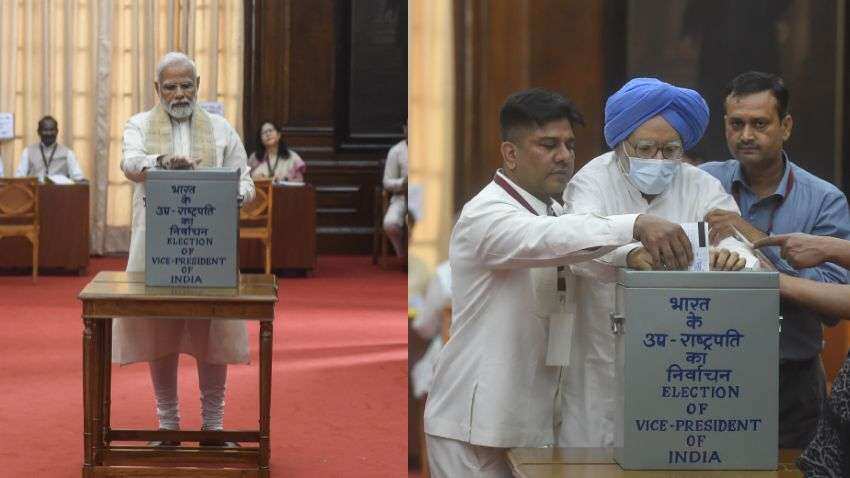 Vice President Election 2022: Polling underway; PM Narendra Modi, former PM Manmohan Singh cast vote