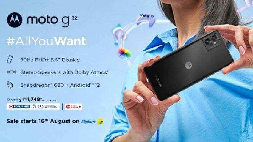 Moto G32 launched; price in India starts at Rs 12,999 - offers, specifications and availability Moto G32 launched; price in India starts at Rs 12,999 - offers, specifications and availability