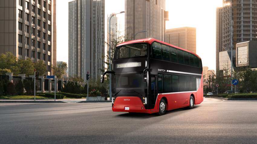 India's first electric double-decker air-conditioned bus unveiled in Mumbai India's first electric double-decker air-conditioned bus unveiled in Mumbai