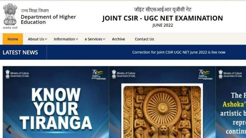 CSIR UGC NET 2022 correction window opens on csirnet.nta.nic.in; Steps to apply online and last date 