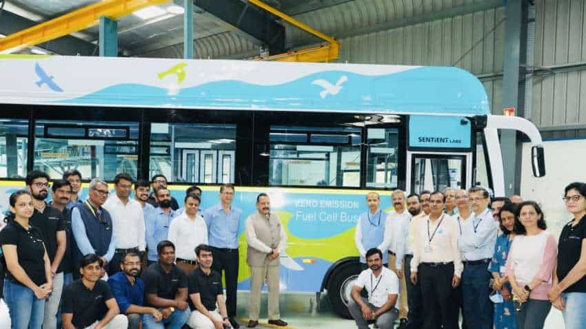 Big atmanirbhar push: India&#039;s first Hydrogen Fuel Cell Bus launched in Pune - What&#039;s special? 