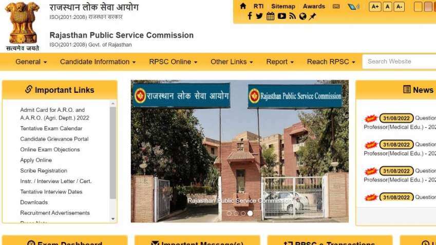 RPSC Recruitment 2022: Jobs notified for undergraduates at rpsc.rajasthan.gov.in - check vacancies and how to apply here