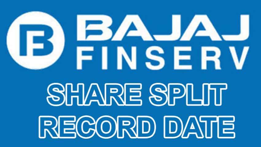 Bajaj Finserv share split record date 2022 - share price NSE | Check here