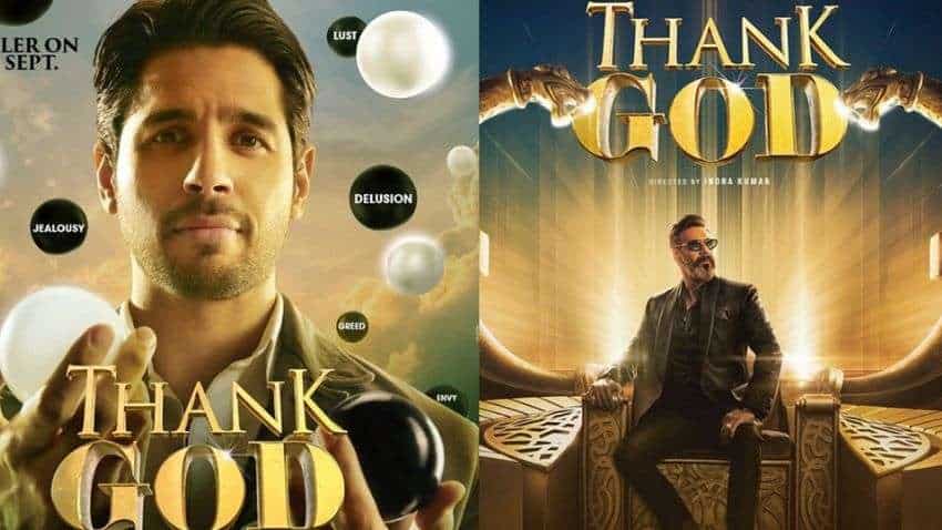Thank God trailer OUT! Ajay Devgn, Sidharth Malhotra starrer promises a fun-filled ride - Watch 