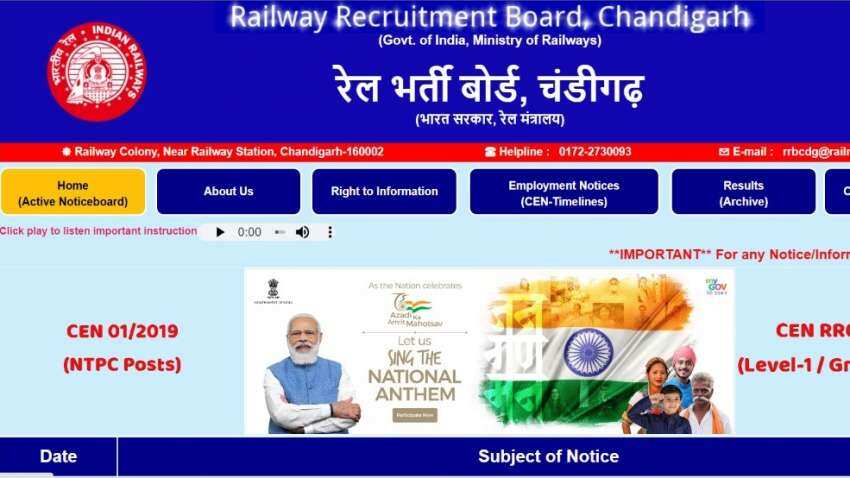 Railway RRB Group D Exam Date 2022 for Phase 4 released - download city slip link rrbcdg.gov.in