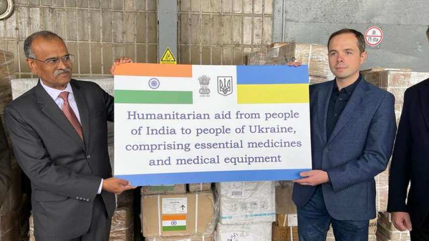 India hands over 12th consignment of humanitarian aid to Ukraine