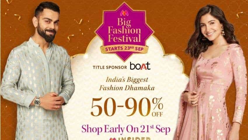 Myntra Big Fashion Festival Sale to start from THIS date - Deals, Offers | Avail OFF on these banks&#039; cards