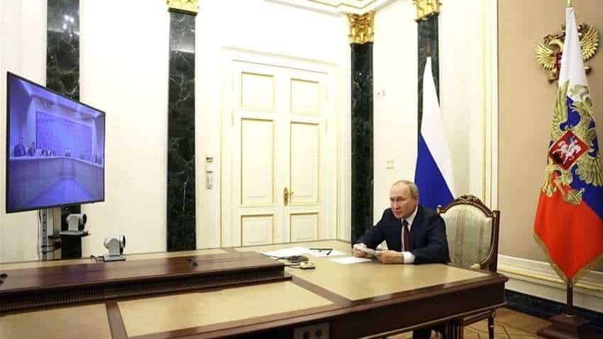 Vladimir Putin signs treaties annexing Ukrainian regions, says Russia will protect territory by &quot;all available means&quot;