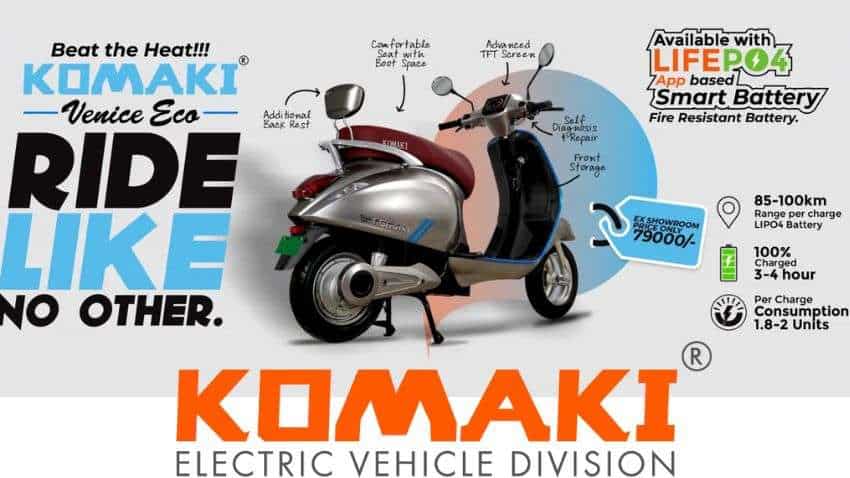 Komaki launches electric scooter with fire-resistant tech; priced Rs 79,000  