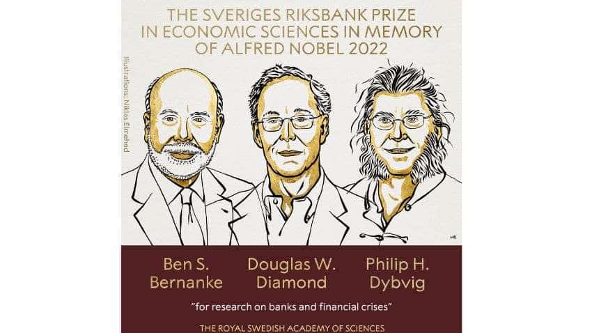 Nobel Prize 2022 for Economics awarded to 3 US-based economists &#039;for research on banks and financial crises&#039;