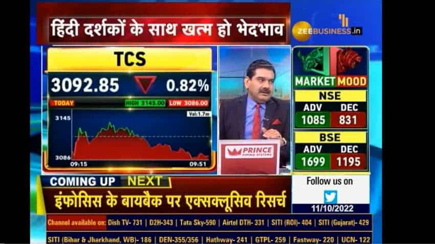 STRONG TAKE: Anil Singhvi lambasts TCS over discrimination against retail  investors, Hindi viewers - Watch | Zee Business