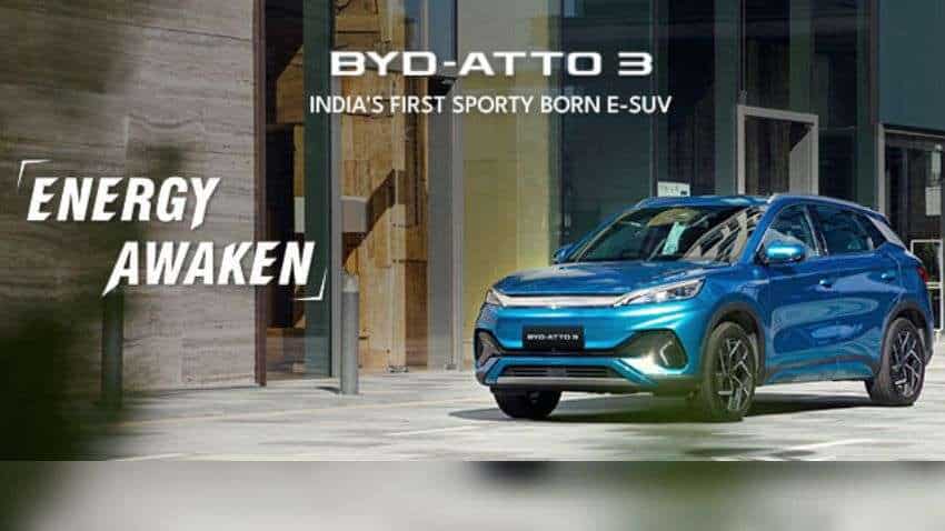 BYD Atto 3 launched in India: Check booking amount, range, specs &amp; features of electric SUV