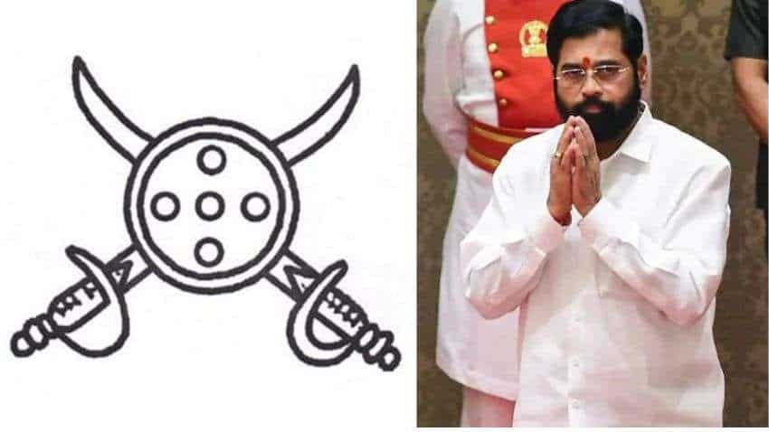  Eknath Shinde party symbol: Shiv Sena faction led by Maharashtra CM gets &#039;two swords and shield&#039; as new poll symbol