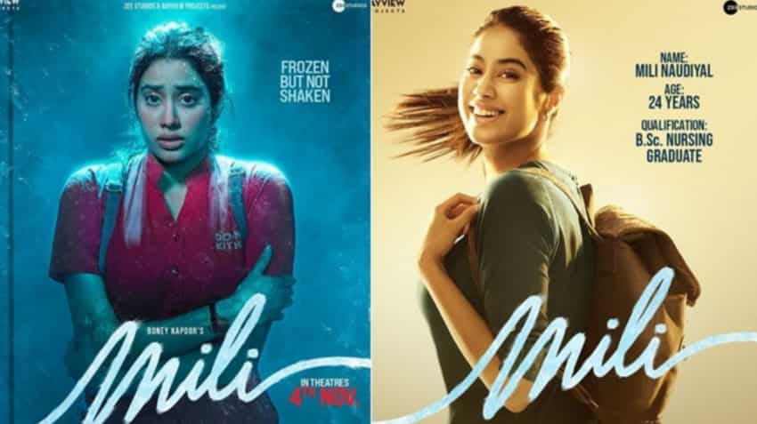 Mili release date: Janhvi Kapoor shares first look of survival thriller  