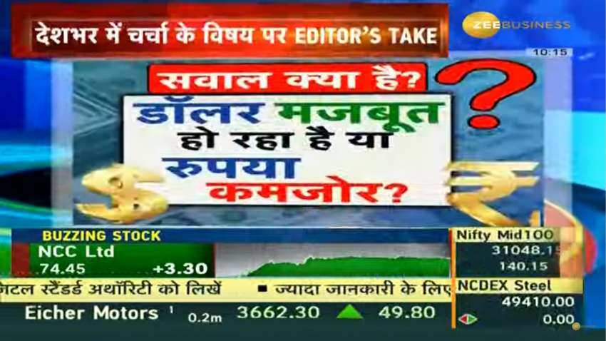 Rupee not sliding instead Dollar strengthening: Anil Singhvi explains HOW Rupee not sliding instead Dollar strengthening: Anil Singhvi explains HOW