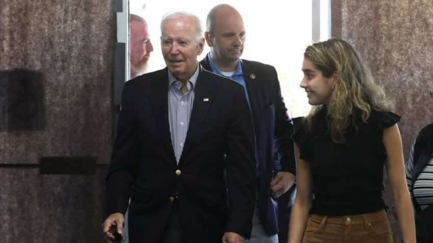 US President Biden casts early vote, vows to visit more states in coming days
