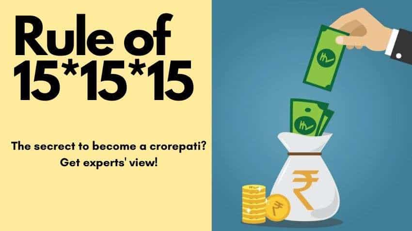Crorepati Rule for Investors: 15x15x15 rule still relevant today? Personal finance experts share their mutual funds formula 
