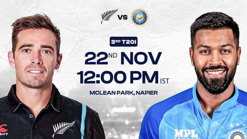 LIVE India vs New Zealand T20 Hardik Pandya Tim Southee McLean Park, Napier