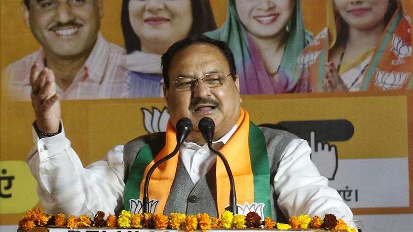 MCD Polls 2022: BJP national President JP Nadda launches scathing attack on AAP MCD Polls 2022: BJP national President JP Nadda launches scathing attack on AAP