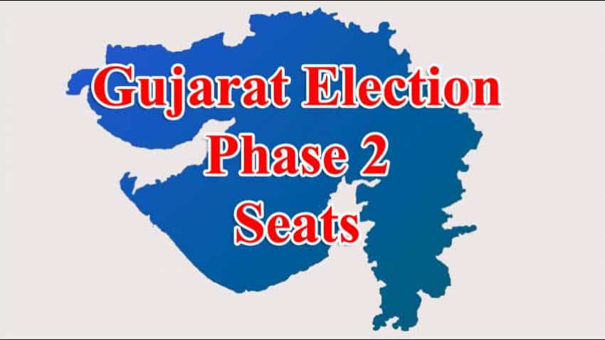 Gujarat Election Phase 2 Seats, Districts - Full List; Gujarat election date 2022, result date, vote counting, exit poll