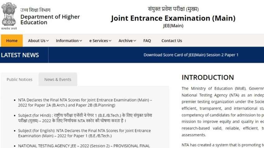 NTA JEE Mains 2023 Exam Dates to be out soon - check steps to apply on official website jeemain.nta.nic.in, documents required 