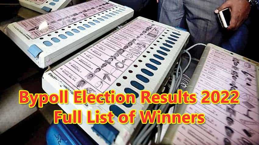 Election Bypoll Results 2022 Winners: Full list of by-election constituency-wise winning candidates mainpuri, Rampur Khatauli, Padampur