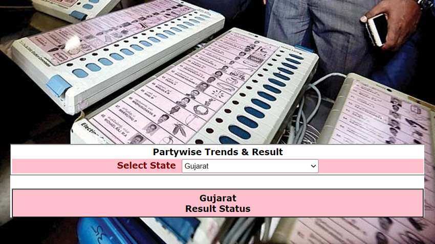 Gujarat Election Result 2022 Party-wise Result On Election Commission ...