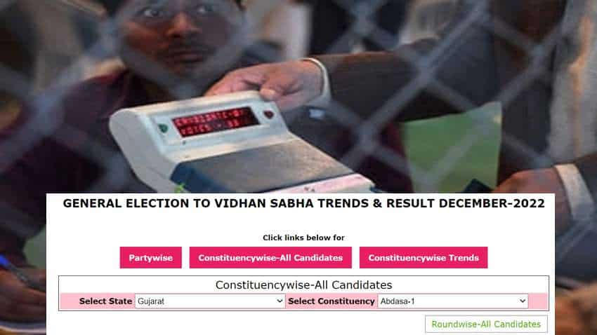 Gujarat Constituency-Wise Election Result 2022: How to check result on Election Commission Website? Step-by-step guide