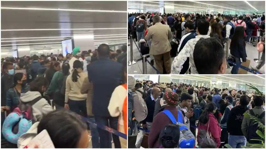 Delhi airport chaos: Union Home Secretary to review crowding at airports Delhi airport chaos: Union Home Secretary to review crowding at airports