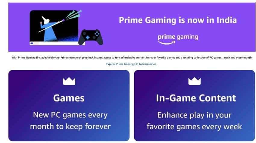 Amazon Prime Gaming launched in India: Check games, registration process and more