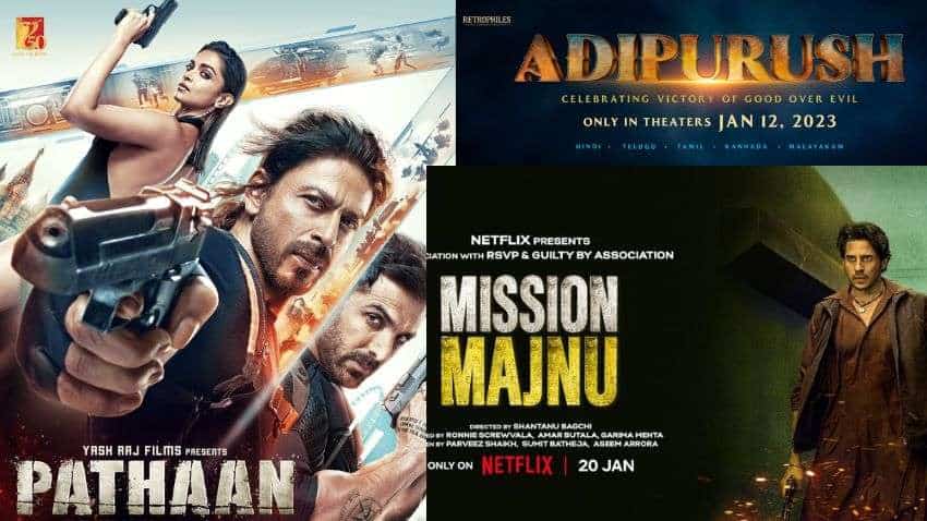 Movie releases in January 2023: Pathaan, Kuttey, Adipurush, other big  releases in 2023; here is the list | Zee Business