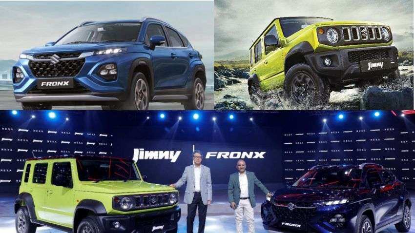 Auto Expo 2023: Maruti Suzuki unveils Fronx and 5-door Jimny compact SUV; bookings start Auto Expo 2023: Maruti Suzuki unveils Fronx and 5-door Jimny compact SUV; bookings start