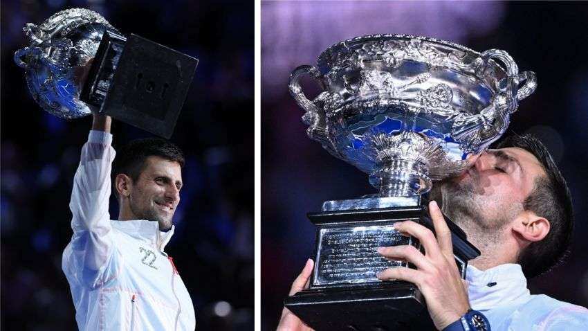 Australian Open: Novak Djokovic wins his 10th Melbourne title, joins Nadal on 22 Grand Slam titles Australian Open: Novak Djokovic wins his 10th Melbourne title, joins Nadal on 22 Grand Slam titles
