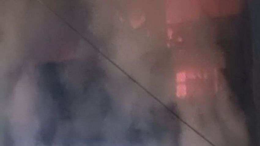 ​Fire breaks out in a clothing showroom in Mathura, Uttar Pradesh