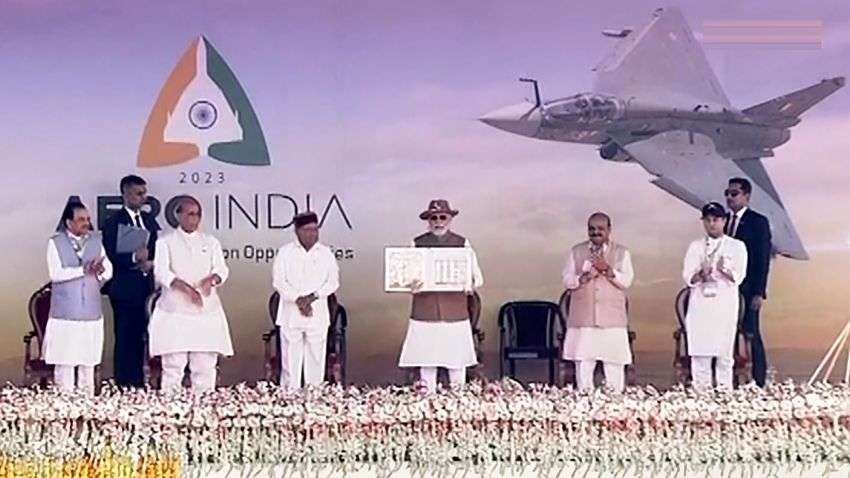 PM Modi inaugurates Aero India 2023 at Yalahanka Air Force station