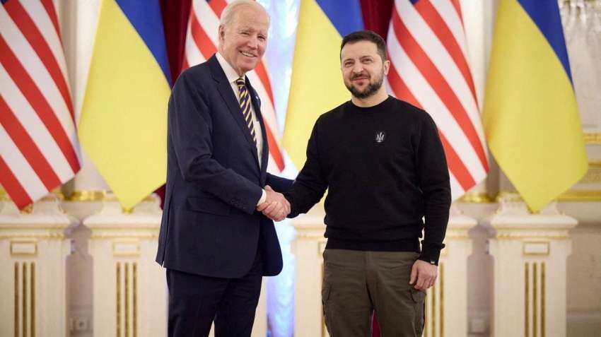 Joe Biden makes surprise visit to Kyiv ahead of first anniversary of Russia-Ukraine war