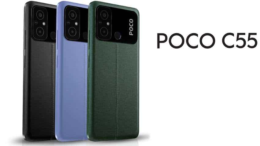 POCO C55 smartphone launched at Rs 9,499: 50MP dual camera, 5,000mAh battery, MediaTek Helio G85 chipset and much more