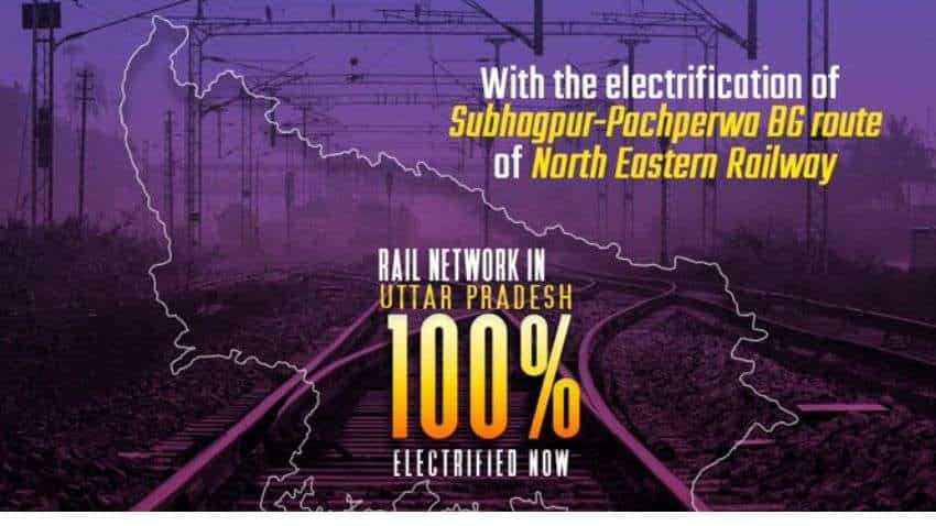 Indian Railways achieves 100% electrification in Uttar Pradesh