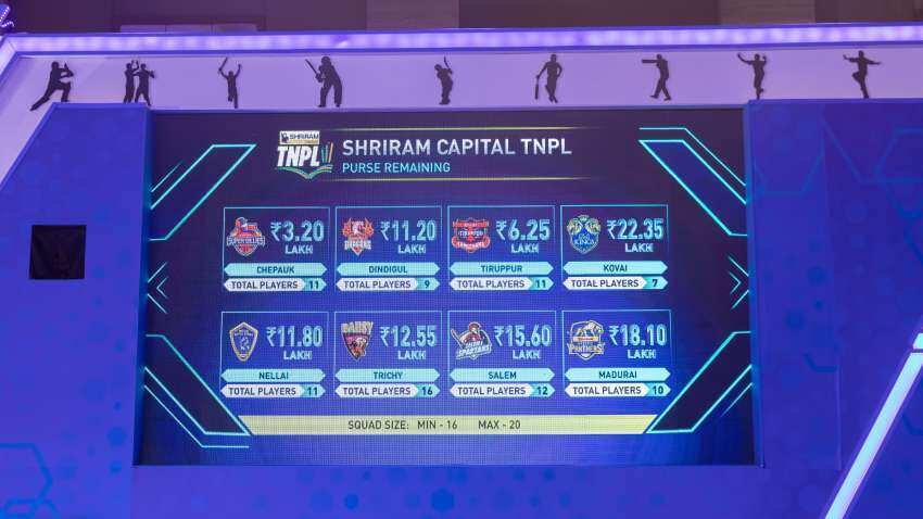 TNPL 2023 auction Live streaming: When and where to watch Tamil Nadu Premier League Live on TV and online platforms