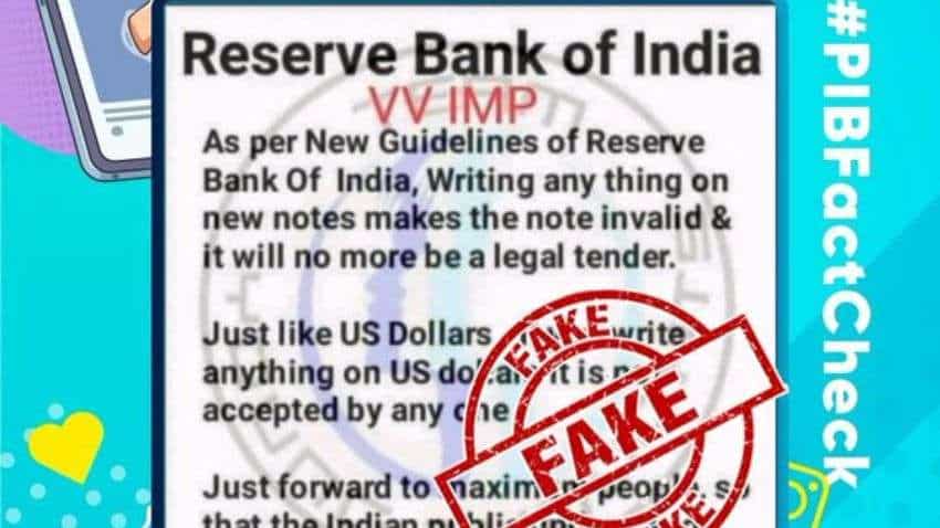 Fact check: Does writing on bank notes make them invalid?
