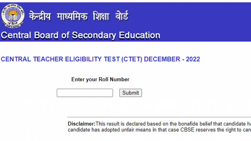 CTET Result 2023 declared on ctet.nic.in, find direct link to download CTET scorecard  for Paper 1 and Paper 2 here, check passing marks and cutoff