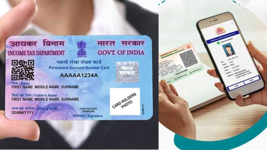 Pan Aadhaar Linking: Step-by-step guide to link and other details | Zee  Business