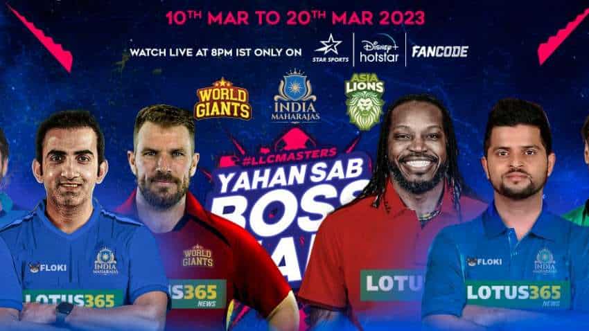 Legends League Cricket (LLC 2023) Live Streaming: Check full schedule, teams, squads | When and where to watch LIVE match 
