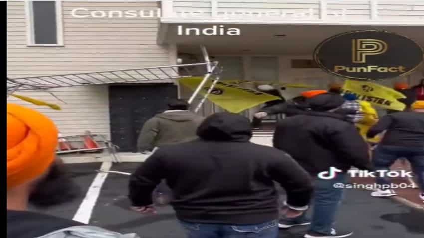 Pro-Khalistan protesters attack Indian consulate in San Francisco 