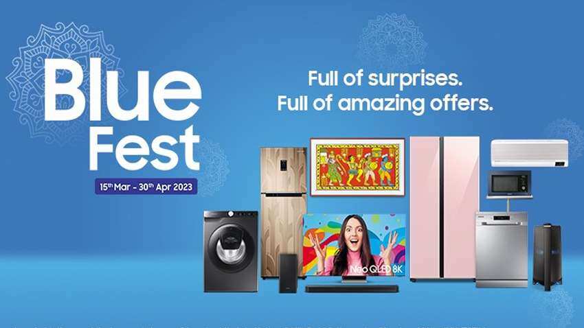 Samsung Blue Fest 2023: Get Soundbar worth Rs 99,990 for free - Check offers, discounts, cashback and other details