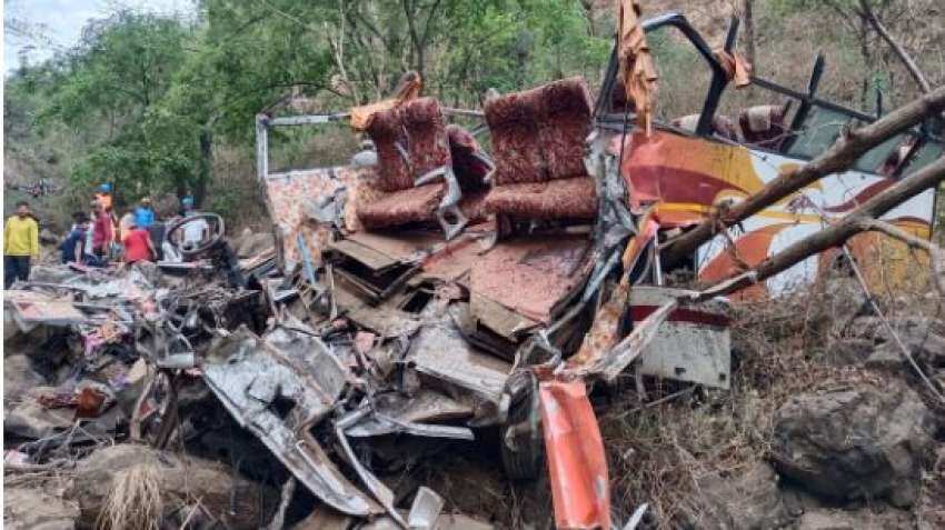 12 dead as bus plunges into gorge on old Mumbai-Pune highway, Maharashtra CM announces ex-gratia